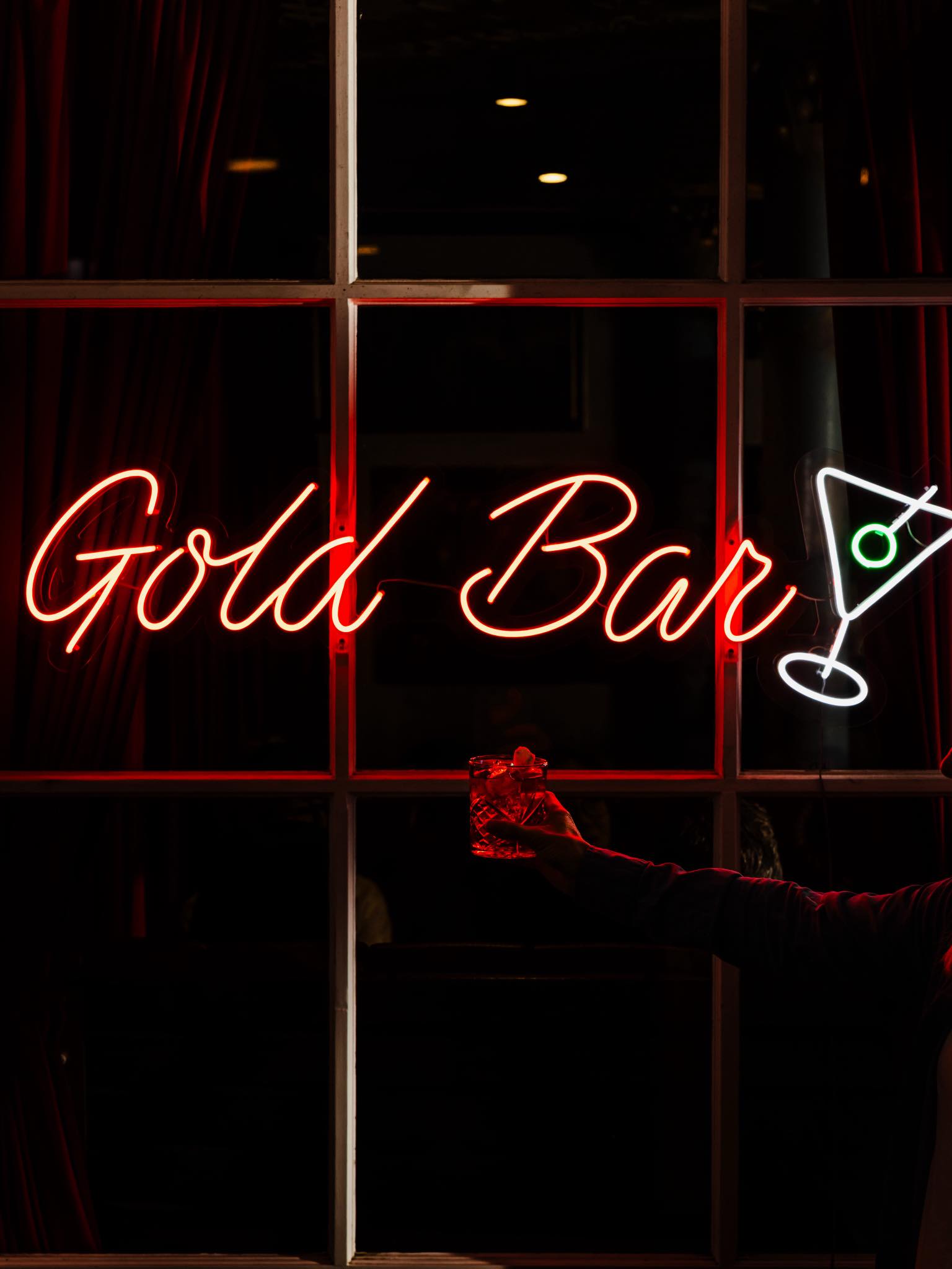 Gold Bar Sign