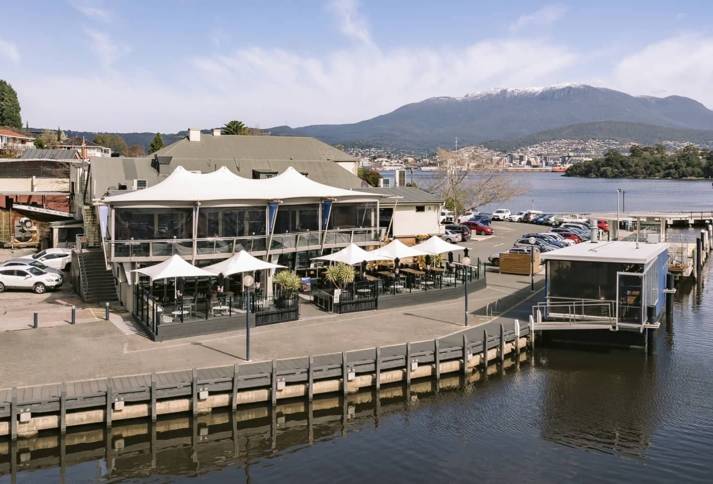 Waterfront hotel