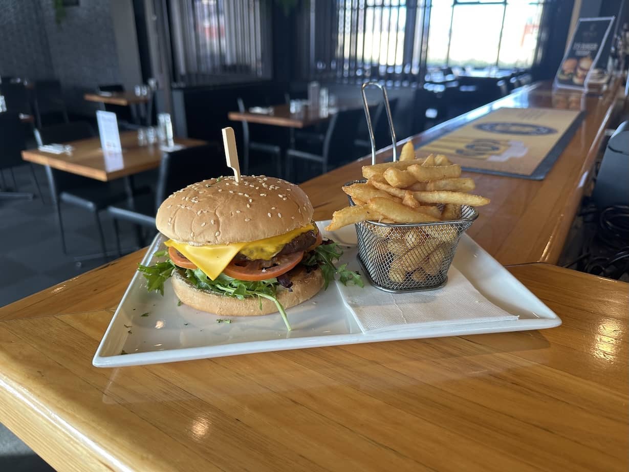Burger and Chips